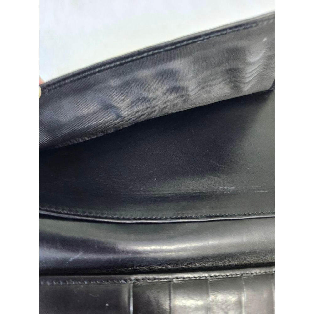 Salvatore Ferragamo Black Leather Wallet One Size - Picture 8 of 15